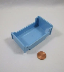 LEGO Duplo BLUE SINGLE BED Dollhouse Princess Castle Fits Figures for House #2 - Picture 1 of 2