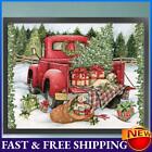 Full Cross Stitch 11CT Christmas Car Counted Embroidery DIY Home Decoration Gift