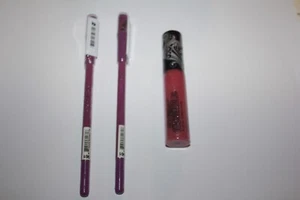 Hard Candy Take Me Out Liner 2x#961 Hey DJ Purple + Lip Gloss #372 Gorgeous New - Picture 1 of 2