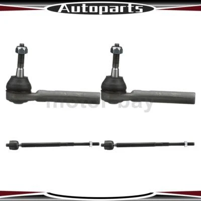 Extremo de barra de amarre interior exterior 4 piezas para Chrysler Town & Country 3,6 L Ram C/V 3,6 L Foto 1 de 4