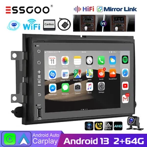8" Carplay Android 13 Stereo 2+64G For Ford F150/F250 E350 GPS Radio w/ Camera - Picture 1 of 13