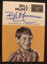 2014 Panini Golden Age Historic Signatures Bill Mumy #MUM Auto