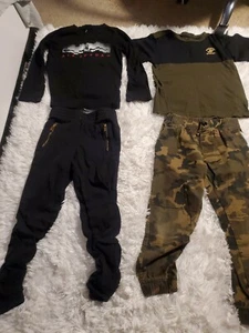 Boy Air Jordan Long Sleeve Shirt Regular Pants & Polo Club Short Sleeve & pants - Bild 1 von 2