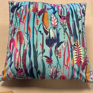 Hand Made Double Sided Velvet - Large Cushion Cover Botanical - Picture 1 of 5