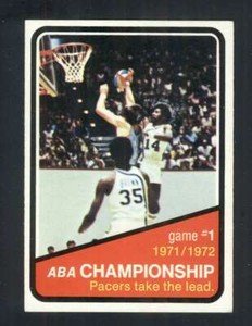 1972-73 Topps #241 ABA Playoffs Game 1 NM/NM+ 128088
