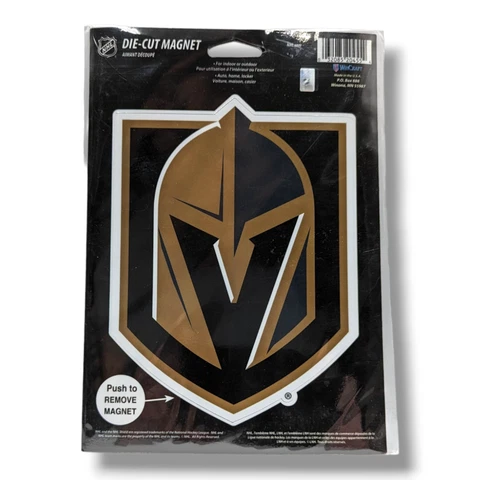 Las Vegas Golden Knights Die Cut Magnet Large 7" x 5" Logo Cover