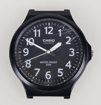 Casio 1330 MW-240 Black White Quartz Wristwatch Watch Head Only Working Tested - Image 1 of 4