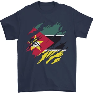 Zerrissen Mosambik Flagge Mosambikanischer Tag Fußball Herren T-Shirt 100% Baumwolle - Bild 1 von 111