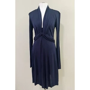 Vestido Hugo Boss Talla Mediana Azul Marino Manga Larga - Imagen 1 de 8