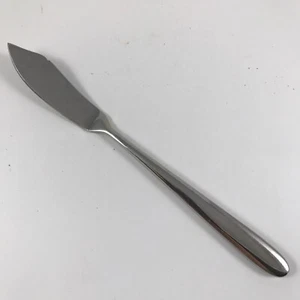 Hampton Silversmith Stainless "SLOPE" MASTER BUTTER KNIFE 7-1/4" Glossy - Picture 1 of 2