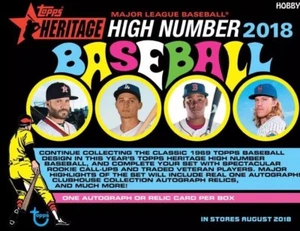 2018 Topps Heritage High Series #501-700, You Pick, Complete Your Set, MINT - Picture 1 of 1