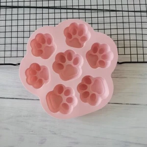 DIY Paw Print Silicone Mold Silicone Cake Moulds Animal Paw Mold Soap - Picture 1 of 8