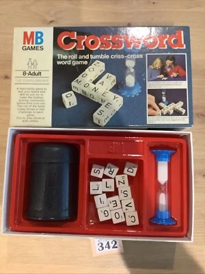 Crossword By MB Games - Vintage Word Game 1978 Boxed 100% Complete List 342 - Image 1 of 4