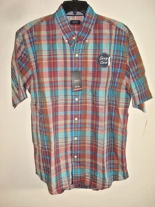 Mens Arrow Shirt Easy Care  Rhubarb Plaid Size Medium NEW - Picture 1 of 1