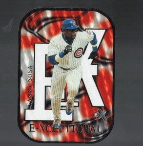 Sammy Sosa 2000 EX E-xceptional #d 0313/1999 - Picture 1 of 2