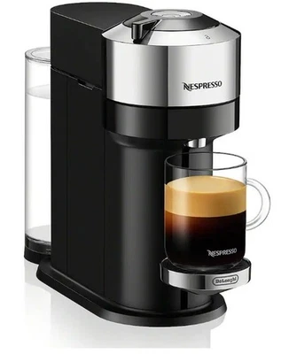Máquina de café y espresso Nespresso Vertuo Next Deluxe De'Longhi, cromada Foto 1 de 4