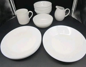 18-Piece White Crockery Set + Complementary Mug - Mixed Brands: Ikea, Sainsburys - Picture 1 of 24