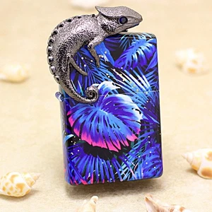 Zippo Windproof Lighter Original ZIPPO Öl Feuerzeuge 3D Midnight Lizard NEU USA - Bild 1 von 6