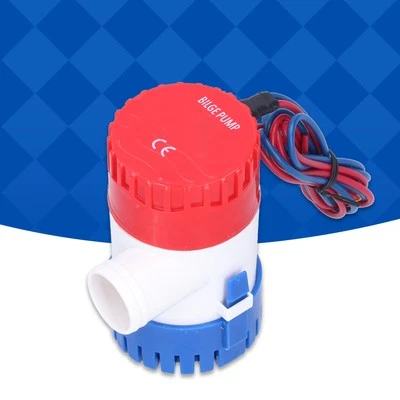 12V 750GPH Bilgenpumpe DC Halbautomatischer Schalter Elektrische Tauchpumpe - Bild 1 von 4