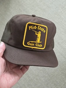 🔥 Vintage Mid-State Gun Club Snapback Trucker Hut ~ UNGETRAGEN - Bild 1 von 10