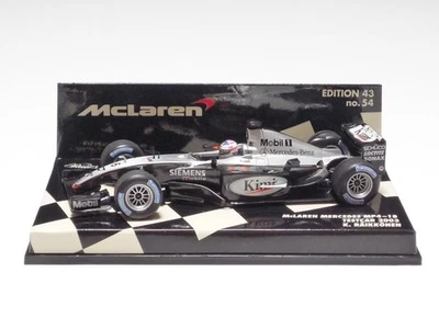 MINICHAMPS 1:43 McLAREN MERCEDES MP4-18 TESTCAR 2003 K. RAIKKONEN MC#54 Foto 1 de 4