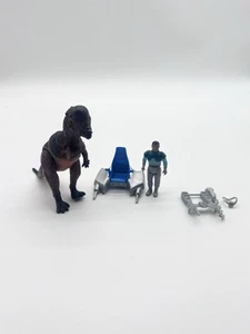 Dino Riders Pachycephalosaurus con figura de etiqueta años 80 Tyco - Imagen 1 de 7