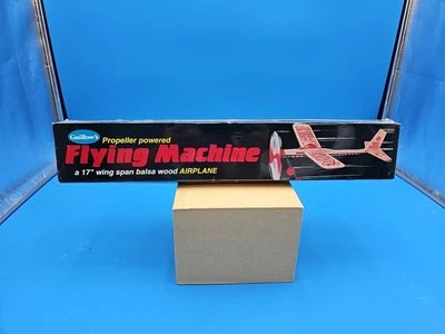 Guillow’s. Alimentado por hélice. Máquina voladora 17” envergadura. Nuevo precintado Foto 1 de 4