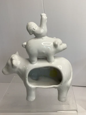 Carrito de esponja decorativo para cocina soporte exfoliante gallo cerdo vaca esencial para el hogar Foto 1 de 4