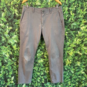 Pantalones de mezclilla ajustados a medida Bonobos para hombre 33x28 grises elásticos bolsillos informales - Imagen 1 de 14