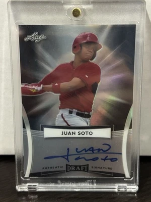 2017 Leaf Metal - Juan Soto Auto - Draft Signature /15 - Image 1 of 2