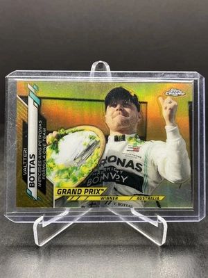Topps Chrome F1 Valtteri Bottas 2020 ganador del Gran Premio Australia oro 23/50 #133 Foto 1 de 2