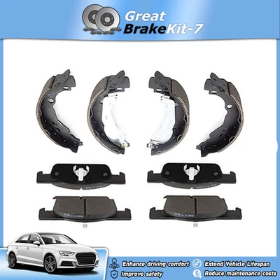 OE Front & Rear Ceramic Brake Pad + Drum Shoe for 2016-2018 Renault Stepway 1.6L — 第 1/4 张图片