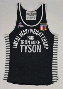 Roots of Fight Bloodlines Mike Tyson 1988 Lineal Heavyweight Champ Tank Herren L - Bild 1 von 7