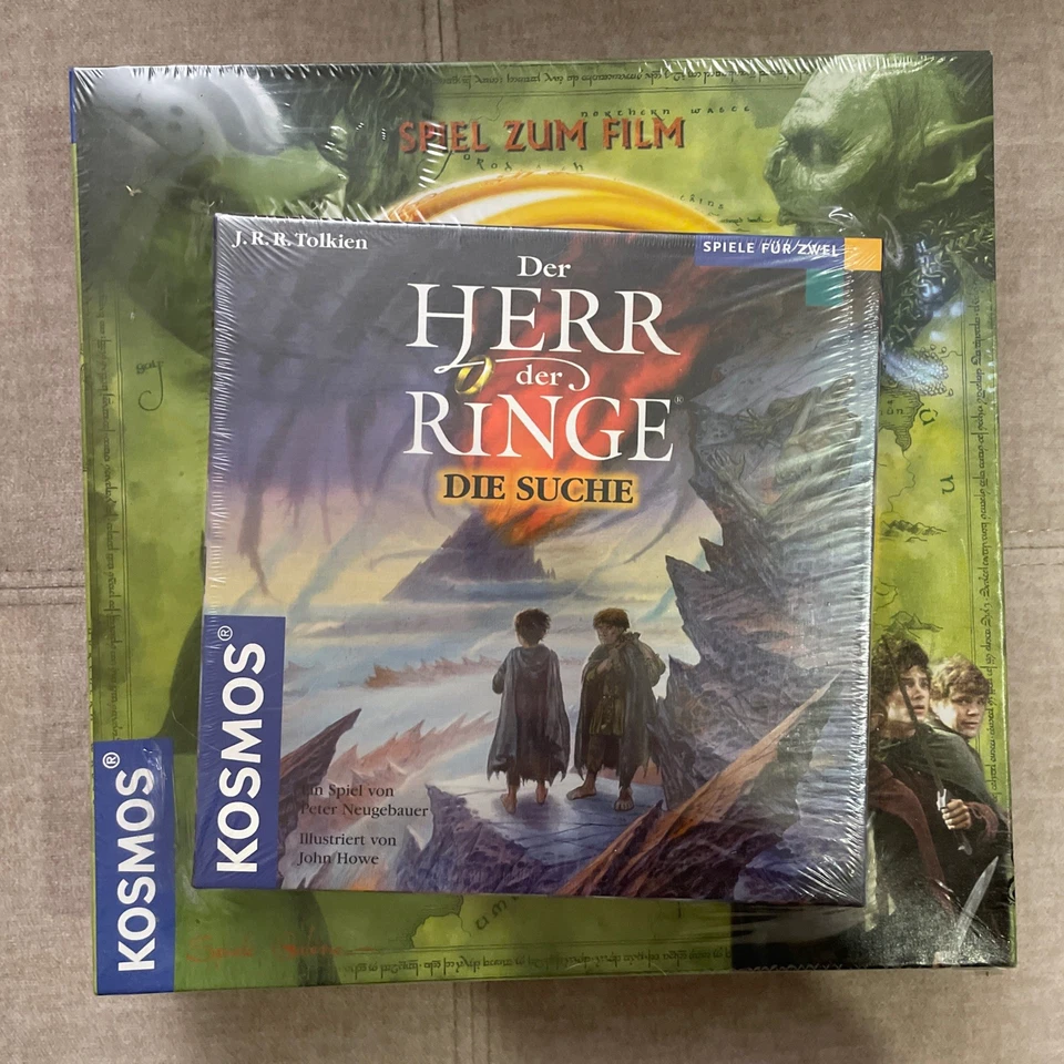Der Herr Der Ringe Die Gefährten -Spiel  2001 + Die Suche Im Set  OVP Neu - Bild 1 von 4
