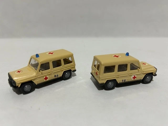 Two Wiking HO Scale Berlin Ambulances Excellent - Image 1 of 1