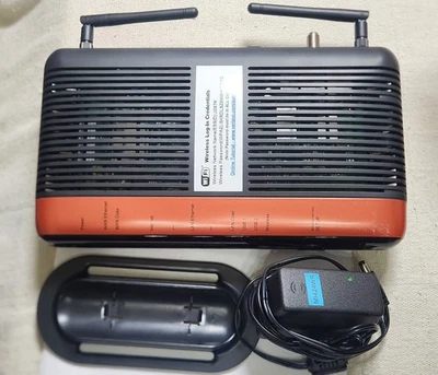 Lot of 2 Verizon MI424WR Rev I Wireless Routers (Actiontec) – 2 Stands – 1 Power - Image 1 of 4