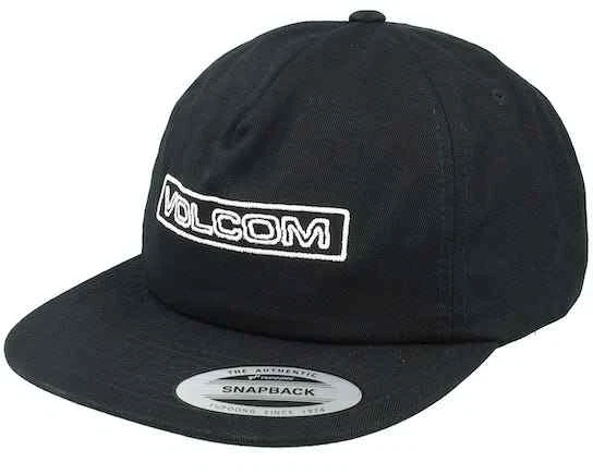 VOLCOM Men's Snapback Hat VOLZEE ADJUSTABLE - Black - One Size - - LAST ONE