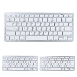 Ultra Thin Keyboard BT Wireless Splashing Proof Bilingual Language Keypad Fo Kit - Picture 1 of 18