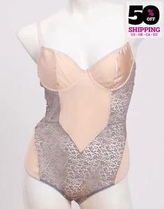 RRP €432 KIKI DE MONTPARNASSE Tiger Lily Bodysuit Size XS Silk Blend Made in USA - Picture 1 of 7
