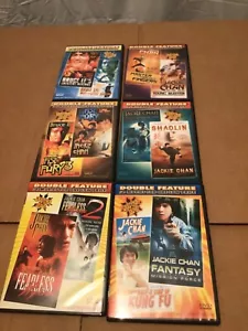 Kung-Fu Action Pack 6 DVDs (12 Movies) Bruce Lee Jackie Chan - Picture 1 of 20
