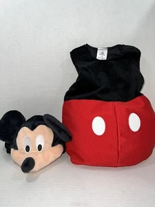 Disney Store Mickey Mouse Puffy Baby Halloween Costume Size 6-12 Months Used 2pc - Picture 1 of 10