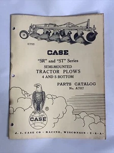 Catalogo ricambi aratri trattore semimontati serie CASE SR e ST 1959 A787 - Foto 1 di 5