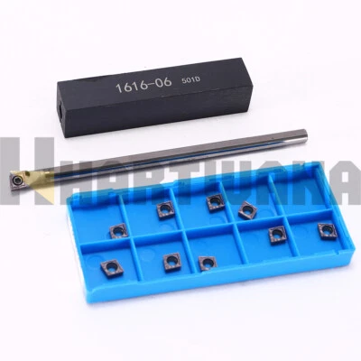 Barra de perforación de carburo sólido de 6 mm indexable mini insertos de carburo de perforación CCMT060204 Foto 1 de 4