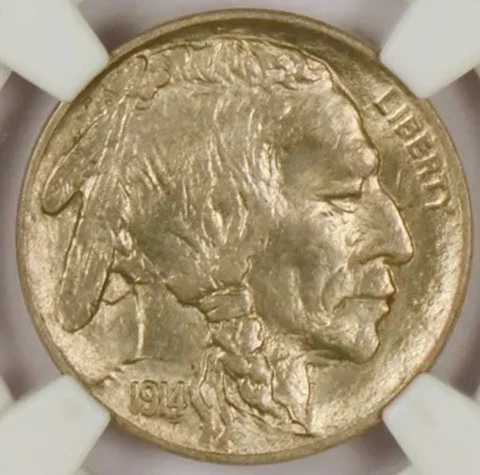 1914 - NGC MS64 - Buffalo Nickel - Nice Grade!!! Cover
