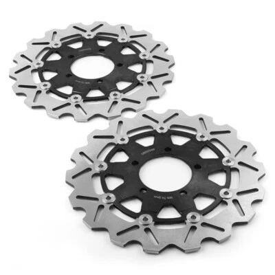 Front Floating Brake Disc Rotors for KAWASAKI NINJA ZX6R 636 ZX-10R 1000 - Imagem 1 de 4