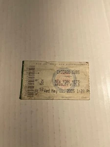 5-11-05 New York Mets vs Chicago Cubs Wrigley Field Ticket Stub - Picture 1 of 1