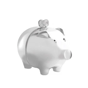 Vera Wang Wedgwood Infinity Piggy Bank - Picture 1 of 4