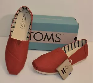 NIB TOMS Alpargata Tandori Spice Heritage Canvas slip-on flat shoes Women sz12 - Picture 1 of 2