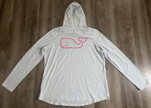 Mens Vineyard Vines Edgartown Long Sleeve T-Shirt Hoodie Whale Logo sz XL - Picture 1 of 7