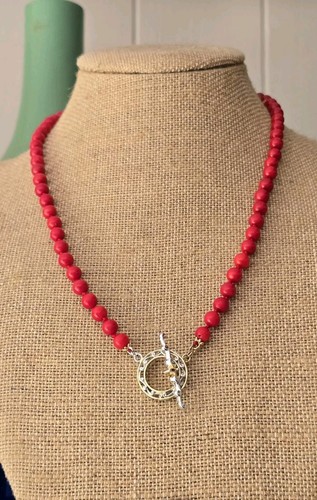 MICHAEL KORS Collana Gems En Vogue Michael valitutti oro giallo argento sterling corallo rosso